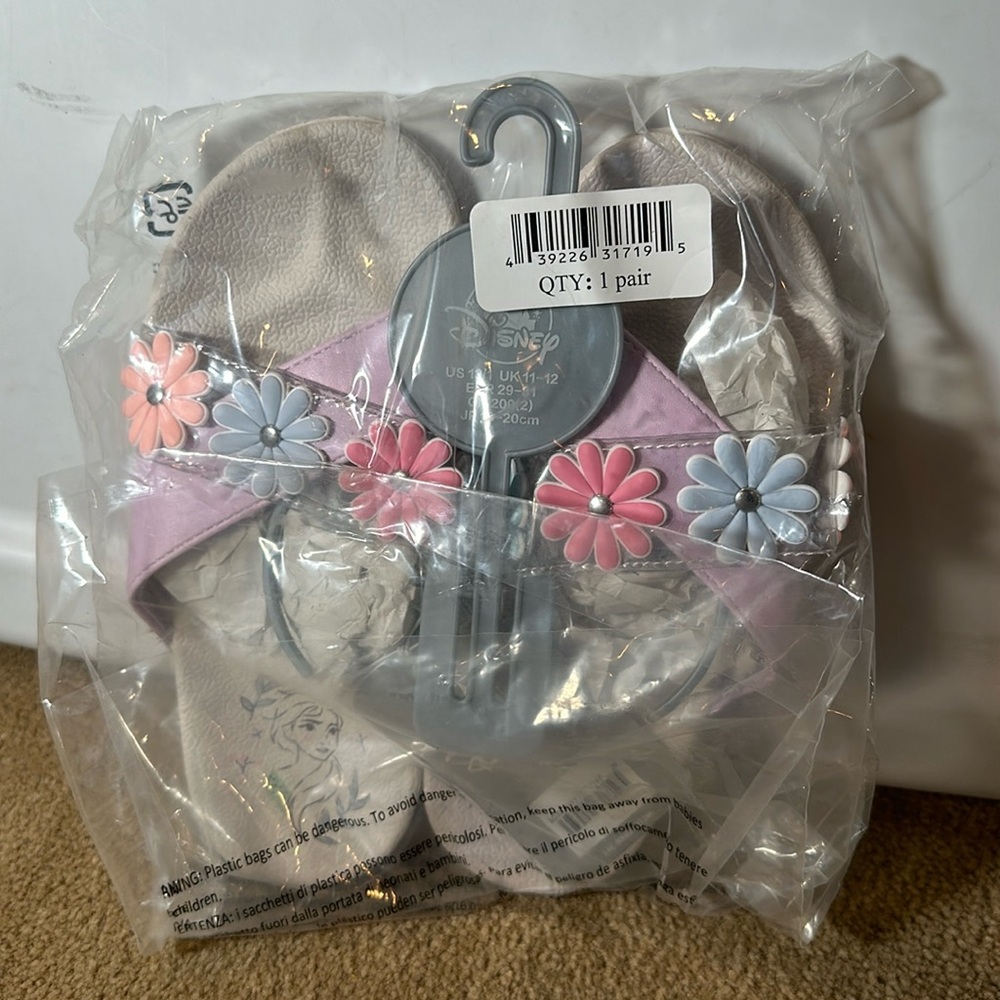 ShopDisney girls slides Brand New